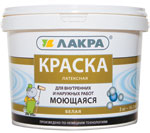 Краска в/д Моющаяся Лакра  6,5кг  купить в каталоге интернет магазина СМИТ с доставкой по Улан-Удэ