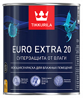 Краска TIKKURILA EURO EXTRA 20 С  0,9 л купить в каталоге интернет магазина СМИТ с доставкой по Улан-Удэ