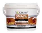 Эмаль для пола акриловая золотисто-коричневая Лакра 2,4кг