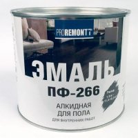 Эмаль ПФ-266  PROREMONTT 0,9 кг красно-коричневая (14) купить в каталоге интернет магазина СМИТ с доставкой по Улан-Удэ