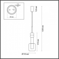 Люстра-подвес VERONA 6505/1 хром,красный,белый GU 10 50W 220V *** купить в каталоге интернет магазина СМИТ с доставкой по Улан-Удэ