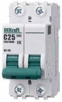 Выключатель-автомат DEKraft ВА -101 20А 2п. х-ка C 4,5кА купить в каталоге интернет магазина СМИТ с доставкой по Улан-Удэ