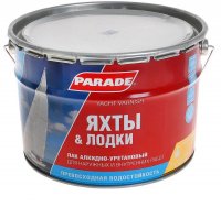 Лак яхтный алкидный глянцевый PARADE L20, 10л купить в каталоге интернет магазина СМИТ с доставкой по Улан-Удэ
