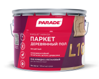 Лак паркетный алкидный глянцевый PARADE L10, 10л 