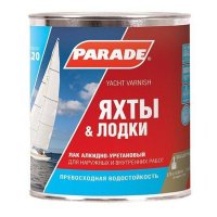 Лак яхтный алкидный глянцевый PARADE L20, 2,5л (3) купить в каталоге интернет магазина СМИТ с доставкой по Улан-Удэ