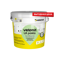 Шпатлевка Vetonit LR Pasta Brilliant 18кг готовая паста (33)