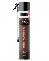 Пена - утеплитель монтажная KUDO PUR-O-THERM R25+, 1000мл (12)