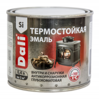 Эмаль термостойкая DALI черная 0,4л до 700С (6)