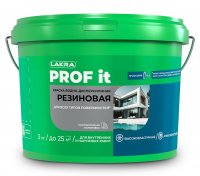 Краска резиновая Лакра для кровли и фасада винно-красный  6кг