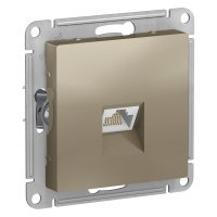 Розетка комп с/п 1гн Шампань AtlasDesign ATN000583 (10/60)