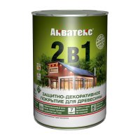 Антисептик лессирующий алкидный п/мат Акватекс 2в1 калужница 2,7л (4)