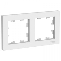 Рамка 2-ая IP44 Белый AQUA AtlasDesign ATN440102 (5/30)