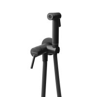 Смеситель с гигиеническим душем KERAMA MARAZZI Фонте, черный матовый FO.403.KM.BLK.M
