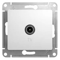 Розетка TV с/п Белый Glossa GSL000192 проход (10/160) купить в каталоге интернет магазина СМИТ с доставкой по Улан-Удэ