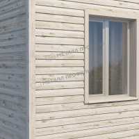 Сайдинг металл. "Корабельная доска" 0.260*3м ECOSTEEL МА-01 Беленый дуб матовый (0,5мм) купить в каталоге интернет магазина СМИТ с доставкой по Улан-Удэ