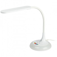 Светильник настольный с/д Эра NLED-481-10W-W с RGB ночником белый (Б0048591)