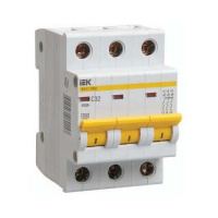 Выключатель-автомат IEK ВА 47-29 3P 10A 4,5кА хар-ка B