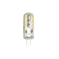 Лампа светодиодная G4 3Вт 220V 37,5*10 белый свет силикон General 651300