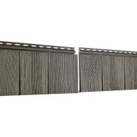 Панель фасадная Ю-Пласт Hokla S-Lock Щепа 2000х206мм 0.41м2 Седой Дуб
