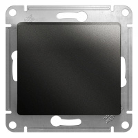 Выключатель 1 кл с/п прох Антрацит Glossa GSL000761 (20/160)
