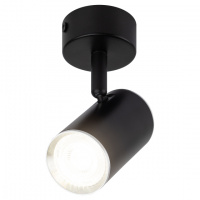 Спот OL35 BK MR16/GU10 IP20 черный,хром (Б0056362)
