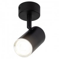 Спот OL35 BK MR16/GU10 IP20 черный,хром (Б0056362)