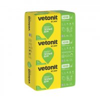 Утеплитель Vetonit (Изовер) Теплый Дом Плита-50x610х1170/Е (14шт.;10кв.м ; 0,5куб.м.)