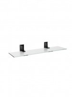 Полка стеклянная ICE Black KLE-ICE034BL