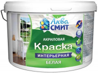 Краска в/д Интерьерная АКВА СМИТ СТРОИТЕЛЬ  1кг 