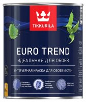Краска TIKKURILA EURO TREND A 0,9 л для обоев купить в каталоге интернет магазина СМИТ с доставкой по Улан-Удэ