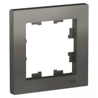 Рамка 1-ая (универс) Сталь AtlasDesign ATN000901 (10/40)