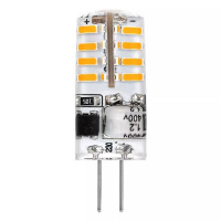 Лампа светодиодная G4 3Вт 220V 36*10мм дневной свет General силикон 661539