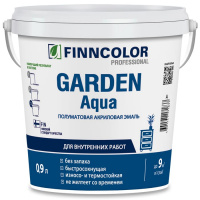 Эмаль FINNCOLOR GARDEN AQUA С 0,9 л п/мат.