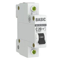 Выключатель-автомат EKF Basic ВА 47-29-20А 1 п