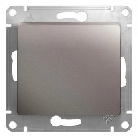 Выключатель 1 кл с/п прох Платина Glossa GSL001261 (20/160)