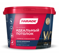 Краска в/д PARADE W1 Идеальный потолок 10л