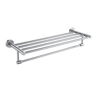 Полка для полотенца с опорой большая, с белой мозаикой арт 3242 GFmark