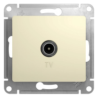 Розетка TV с/п Крем Glossa GSL000291 оконечн (10/160)