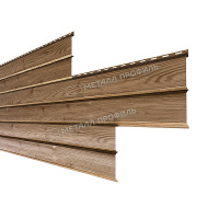 Сайдинг металл. "LбрусXL" 0.36*3м ECOSTEEL T-01 Кедр текстур. (0,5мм)