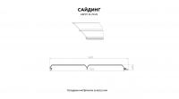 Сайдинг металл. "LбрусXL-Plus" 0.36*3м ECOSTEEL МА-01 Беленый дуб матовый (0,5мм) купить в каталоге интернет магазина СМИТ с доставкой по Улан-Удэ