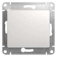 Выключатель 1 кл с/п Белый Glossa GSL000111 (20/160)