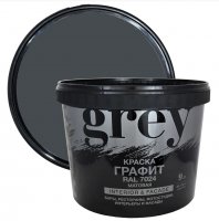 Краска Радуга GREY RAL7024 матовая 9л купить в каталоге интернет магазина СМИТ с доставкой по Улан-Удэ