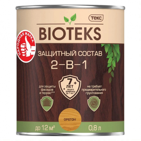 Антисептик лессирующий алкидный BIOTEKS орегон 0,8л купить в каталоге интернет магазина СМИТ с доставкой по Улан-Удэ