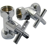 Вентиль запорный прямой 1"вн. - 3/4"нар. для п/с КРЕСТ (пара) (841SCH1005)