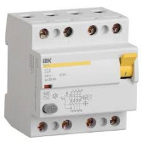 УЗО IEK ВД1-63 4Р 50А 30мА характеристика С