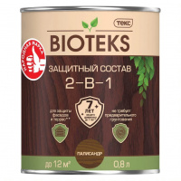 Антисептик лессирующий алкидный BIOTEKS палисандр 0,8л купить в каталоге интернет магазина СМИТ с доставкой по Улан-Удэ
