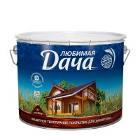 Антисептик лессирующий алкидный п/мат Любимая дача сосна 9л 