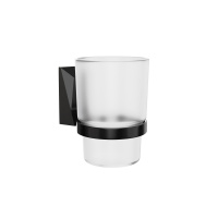 Стакан для ванной одинарный ICE Black KLE-ICE044BL
