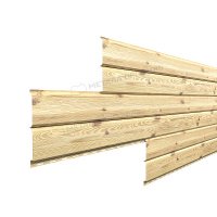 Сайдинг металл. "Lбрус" 0.264*3м ECOSTEEL Т-12 Орех текстур. (0,45мм)