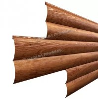 Сайдинг металл. Woodstock 0.356*3м ECOSTEEL Золотой дуб текстур. (0,5мм)